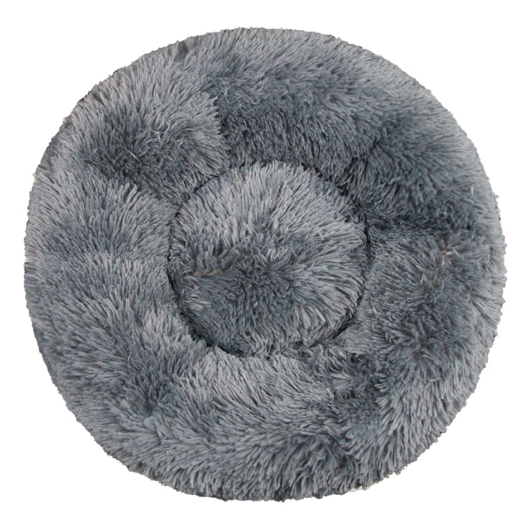 Hundebett Fluffy Donut d.grey 100